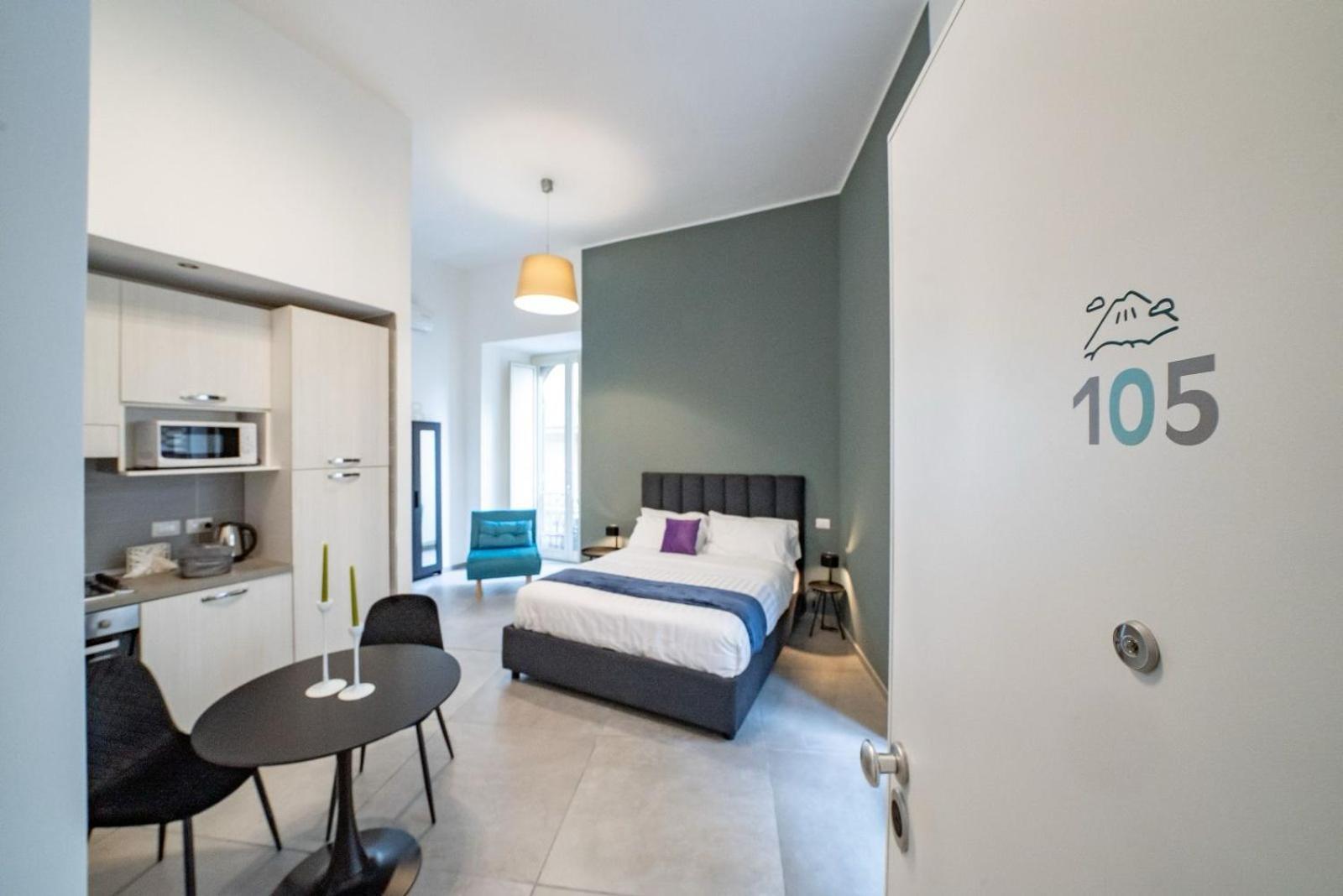 Bovio Boutique Studio Apartment Nápoles Quarto foto